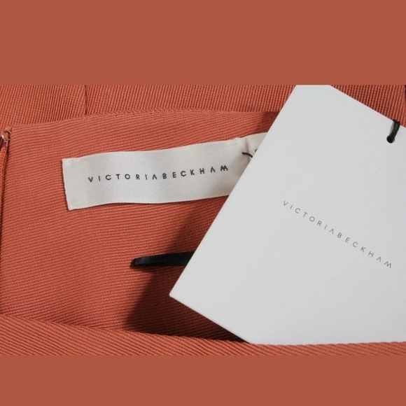 SOLD Victoria Beckham Dusty Coral HighWaist Split Skirt - Picture 5 of 7